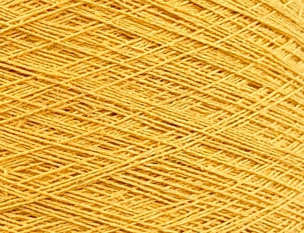 Toscano S.r.L. Art. Seta 854 Nm 2/30 – Filato seta, cotone, viscosa e lino col. Giallo 1062